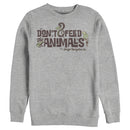 Men's Jungle Cruise Don't Feed The Animals Logo Sweatshirt