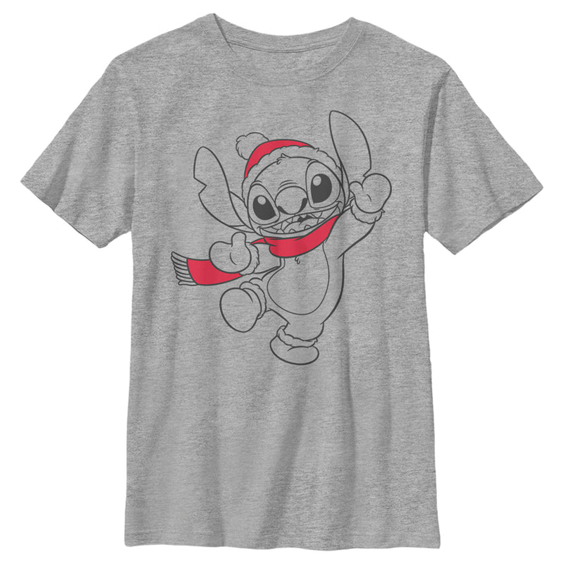 Boy's Lilo & Stitch Santa Hats and Smiles T-Shirt