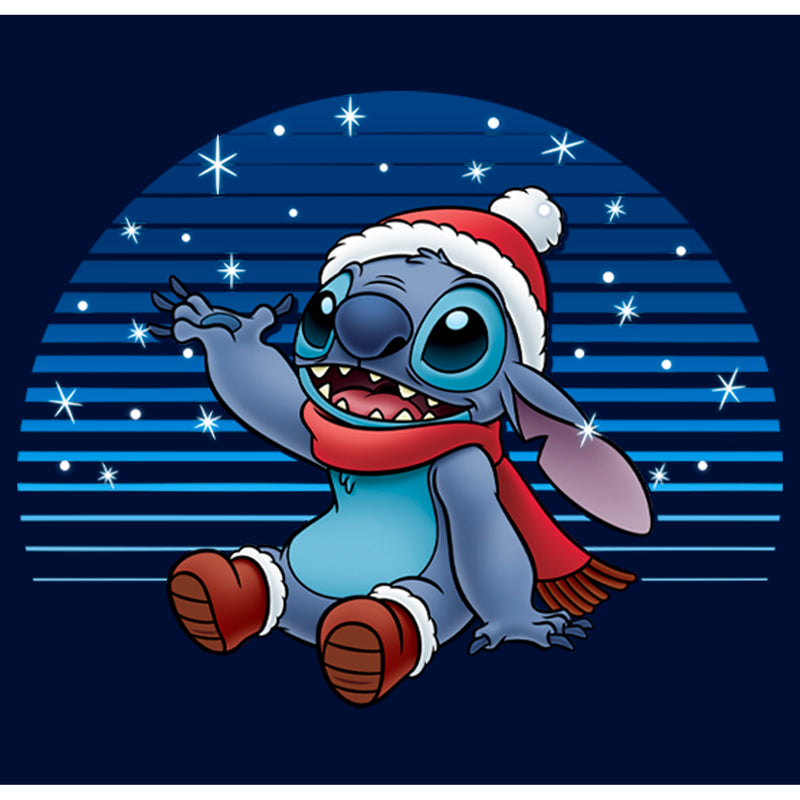 Boy's Lilo & Stitch Catching Snow T-Shirt