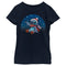 Girl's Lilo & Stitch Catching Snow T-Shirt