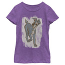 Girl's Lady and the Tramp Retro Sketch Pose T-Shirt