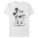 Men's Mickey & Friends Mickey Mouse Vintage Sketch T-Shirt