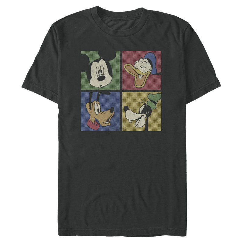 Men's Mickey & Friends Mickey Mouse Character Square T-Shirt