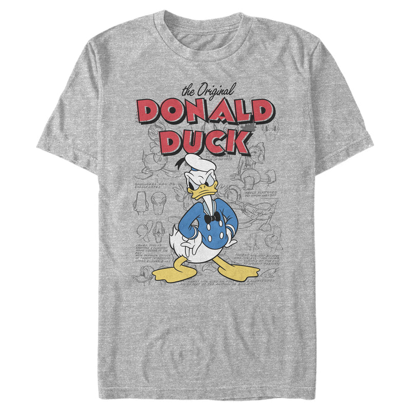 Men's Mickey & Friends Donald Duck Original Art T-Shirt