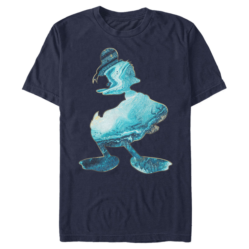 Men's Mickey & Friends Donald Duck Paint Swirl T-Shirt