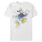 Men's Mickey & Friends Donald Duck Paint Splatter T-Shirt