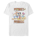 Men's Mickey & Friends Mickey Mouse and Distressed Group T-Shirt