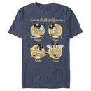 Men's Mickey & Friends Mickey Mouse Master Kung-Fu Poses T-Shirt