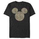 Men's Mickey & Friends Mickey & Mickey Mouse Cheetah Print Classic Ears T-Shirt