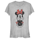 Junior's Mickey & Friends Sitting Minnie Sketch T-Shirt