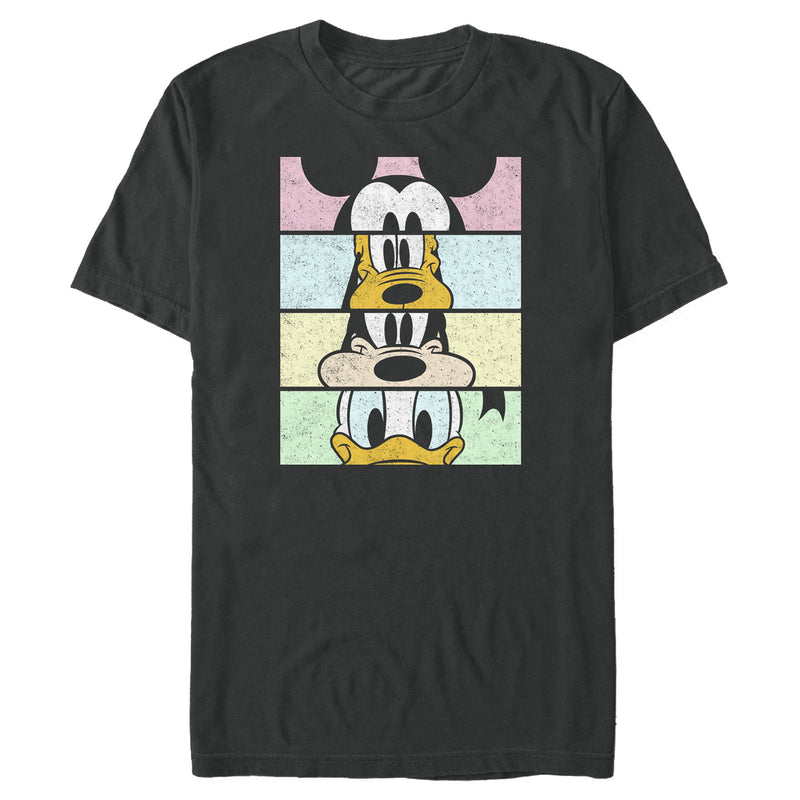 Men's Mickey & Friends Mickey and Crew Stack T-Shirt