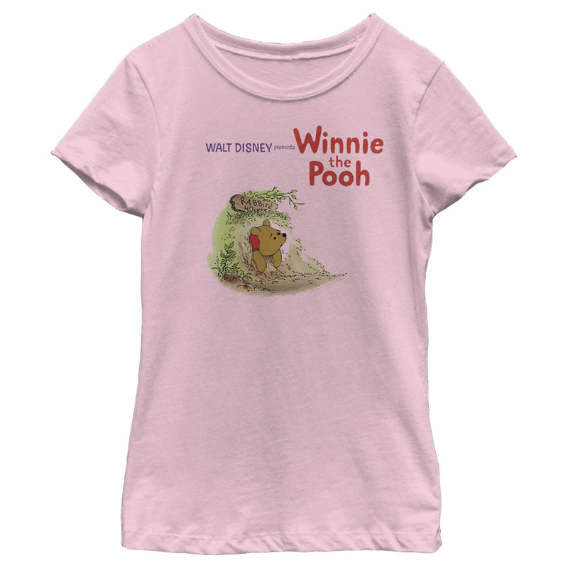 Girl's Winnie the Pooh Stuck in Rabbit's House T-Shirt