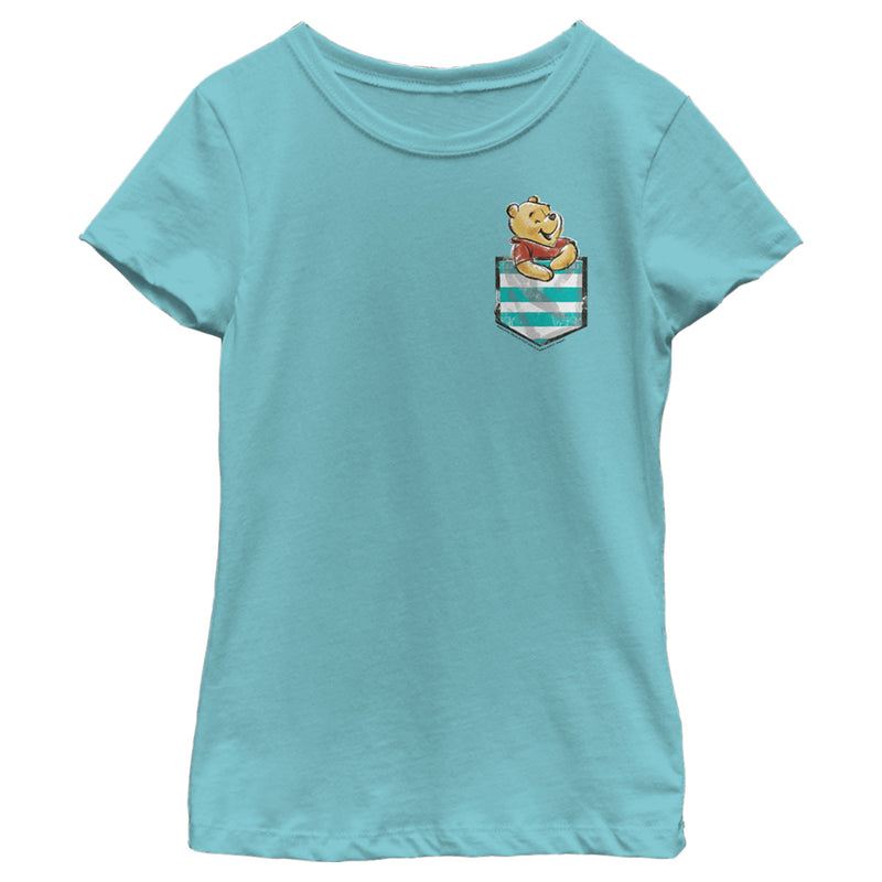 Girl's Winnie the Pooh Bear in the Pocket T-Shirt