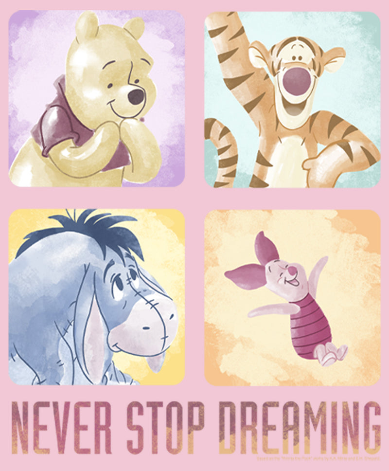 Girl's Winnie the Pooh Never Stop Dreaming T-Shirt