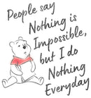 Girl's Winnie the Pooh I Do Nothing Everyday T-Shirt