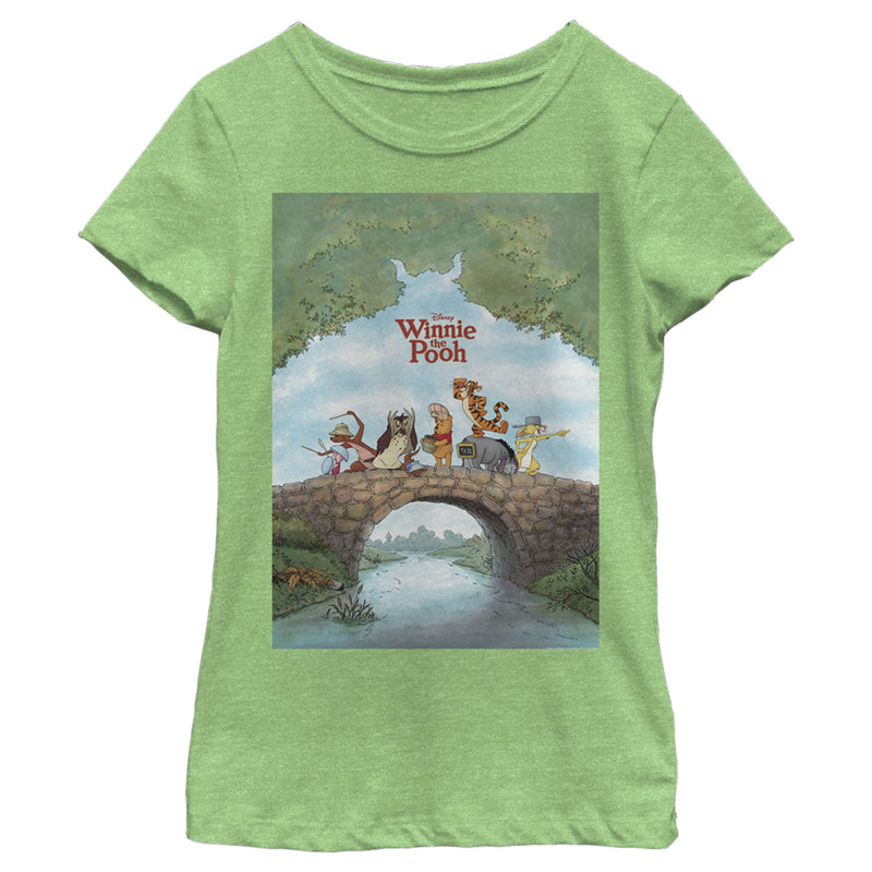 Girl's Winnie the Pooh Adventure Poster T-Shirt