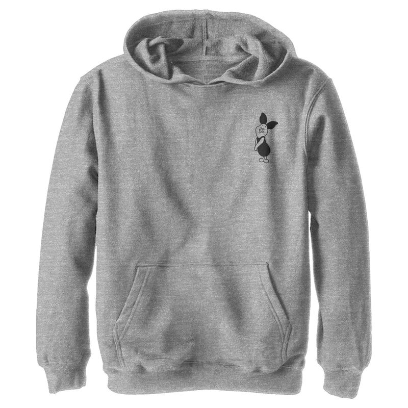 Boy's Winnie the Pooh Piglet Pocket Sketch Pull Over Hoodie