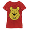 Girl's Winnie the Pooh Bear Big Face T-Shirt