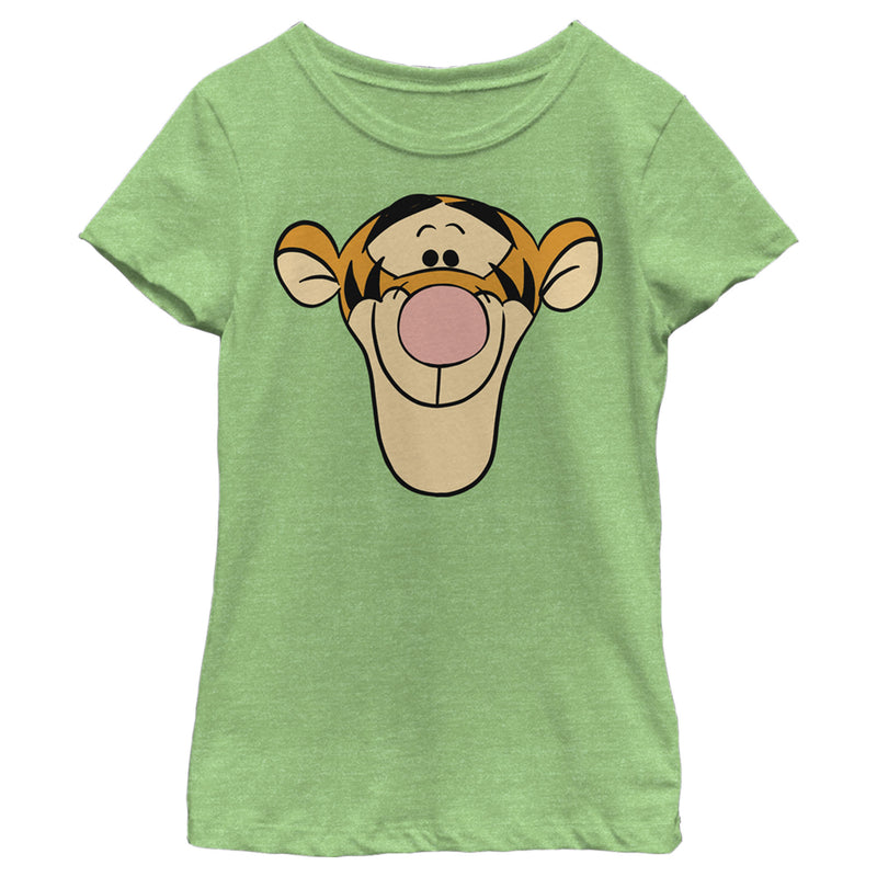 Girl's Winnie the Pooh Tigger Big Face T-Shirt