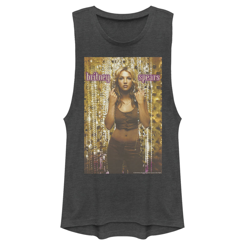 Junior's Britney Spears Oops I Did It Again Album Cover Festival Muscle Tee