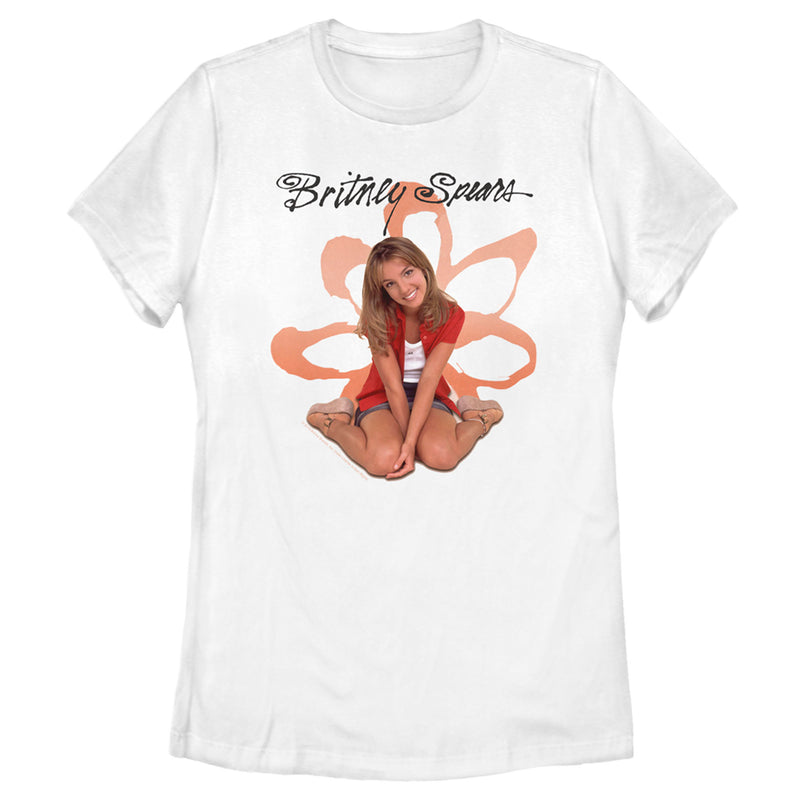 Women's Britney Spears Baby One More Time Album Cover T-Shirt