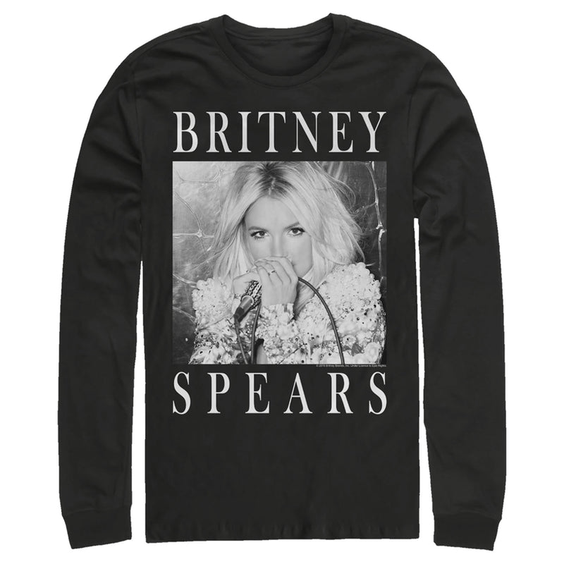 Men's Britney Spears Classic Star Frame Long Sleeve Shirt