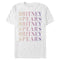 Men's Britney Spears Name Stack T-Shirt