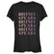 Junior's Britney Spears Name Stack T-Shirt