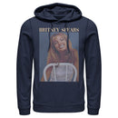 Men's Britney Spears Faded Smile Poster Pull Over Hoodie