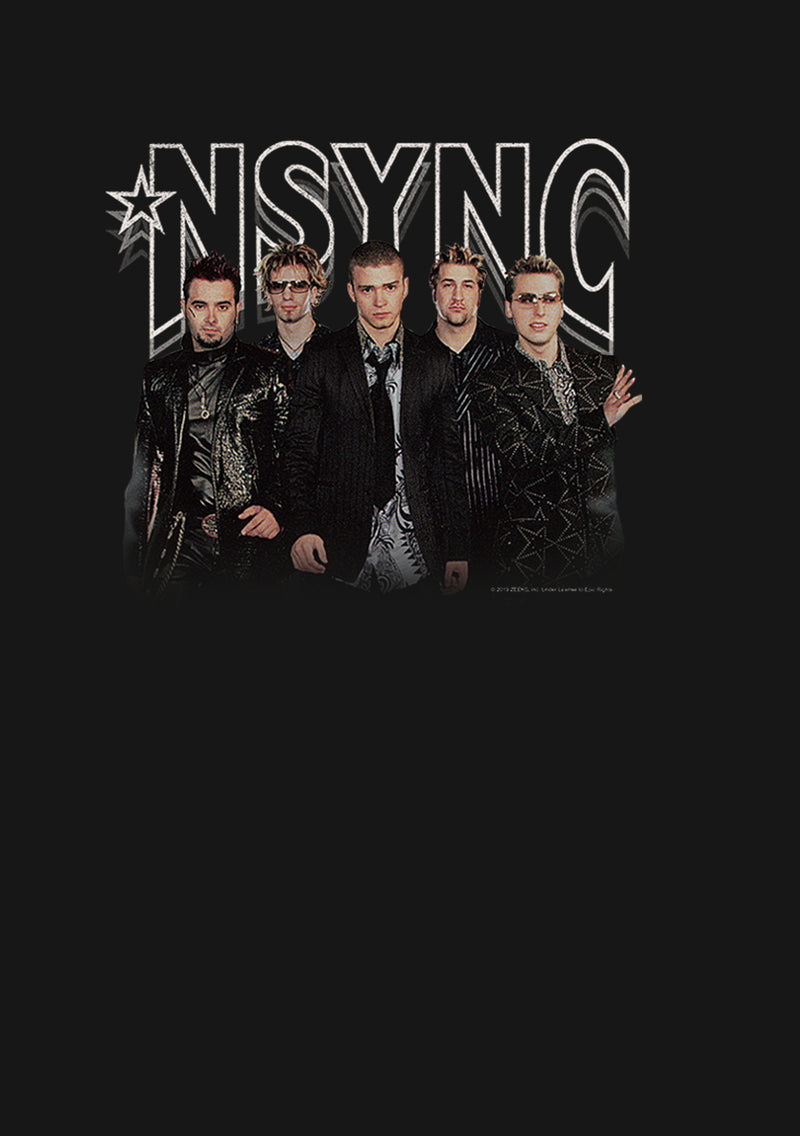 Men's NSYNC Rocker Band Pose Long Sleeve Shirt