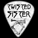 Men's Twisted Sister Guitar Pick Logo Pull Over Hoodie
