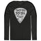 Men's Twisted Sister Guitar Pick Logo Long Sleeve Shirt