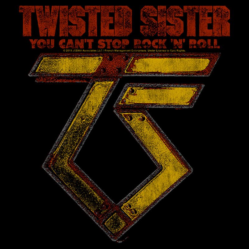 Junior's Twisted Sister You Can't Stop Rock 'N' Roll T-Shirt