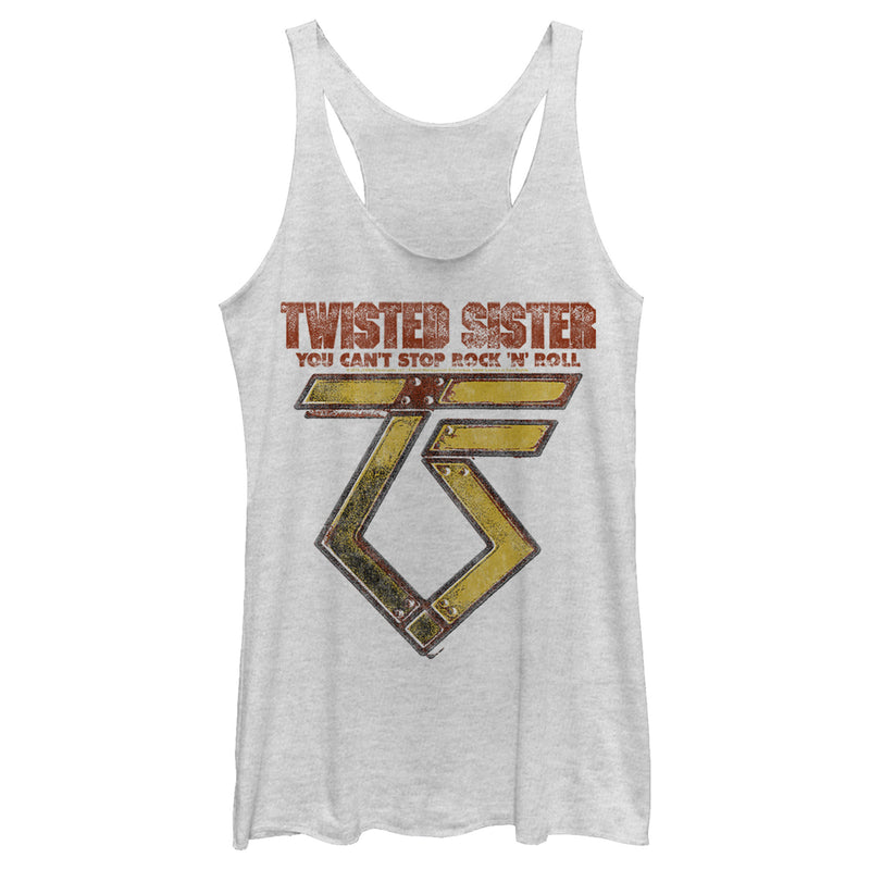 Women's Twisted Sister You Can't Stop Rock 'N' Roll Racerback Tank Top