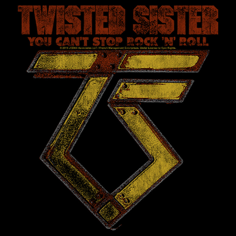Men's Twisted Sister You Can't Stop Rock 'N' Roll Pull Over Hoodie