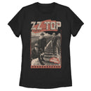 Women's ZZ TOP Tres Hombres Poster T-Shirt
