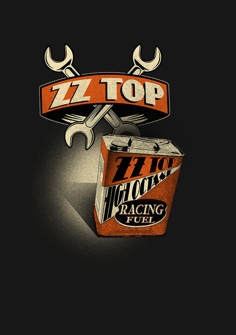 Men's ZZ TOP High Octane Racing Fuel Long Sleeve Shirt