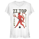 Junior's ZZ TOP Devil Spades T-Shirt