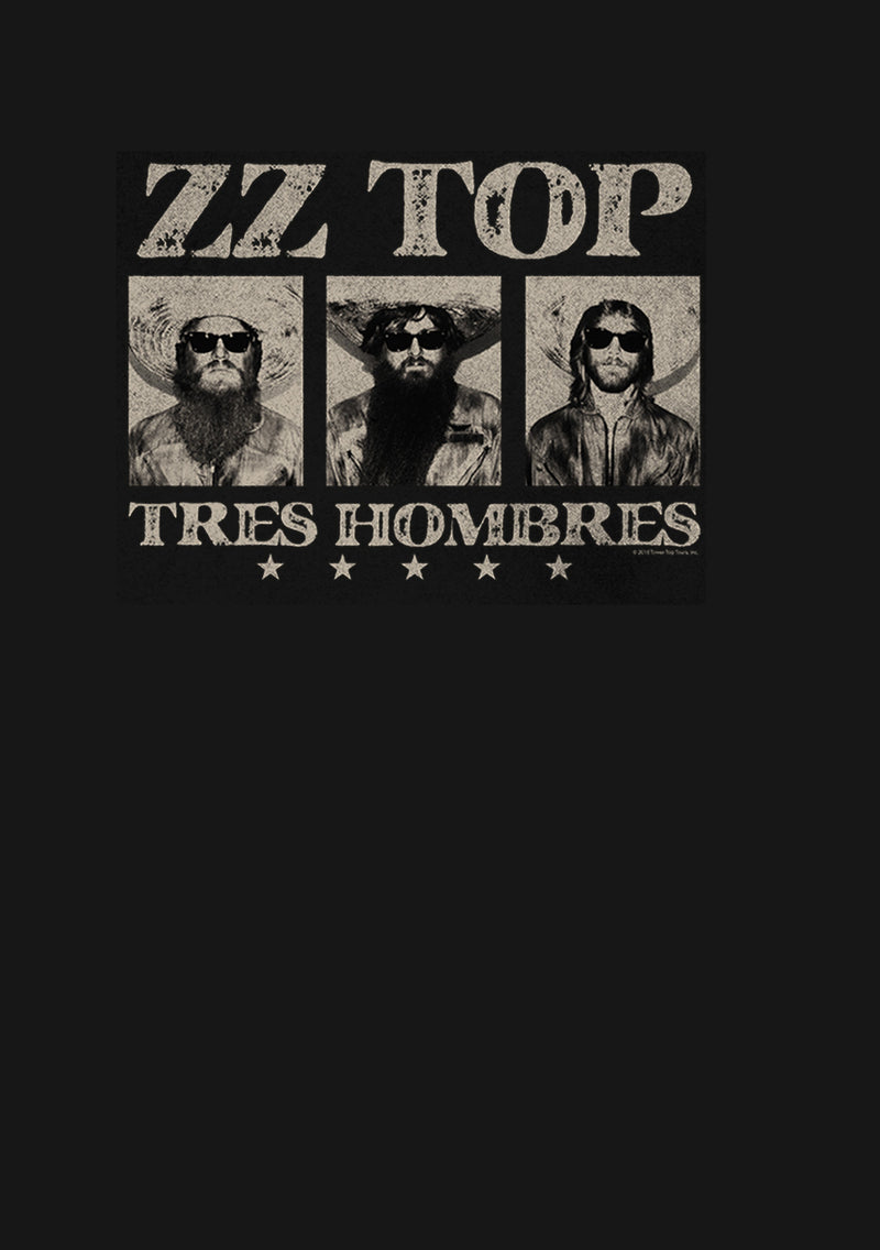 Men's ZZ TOP Tres Hombres Long Sleeve Shirt