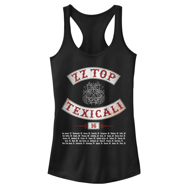 Junior's ZZ TOP Texicali Racerback Tank Top