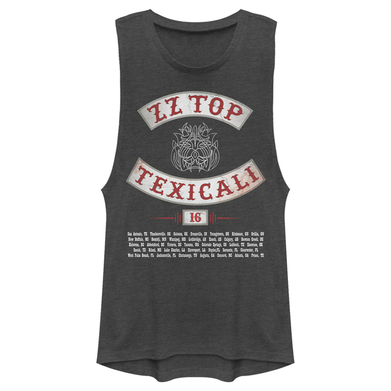 Junior's ZZ TOP Texicali Festival Muscle Tee