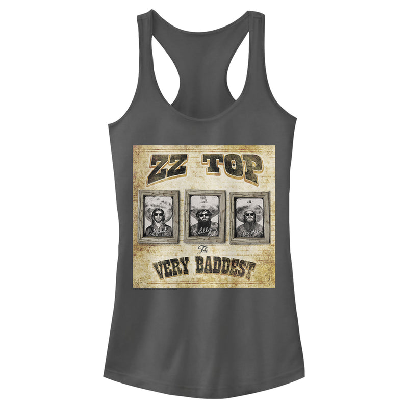 Junior's ZZ TOP The Very Baddest Racerback Tank Top