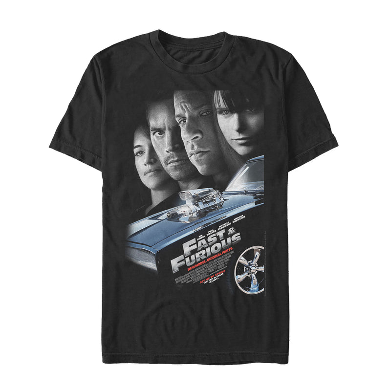 Men's Fast & Furious Character Poster T-Shirt