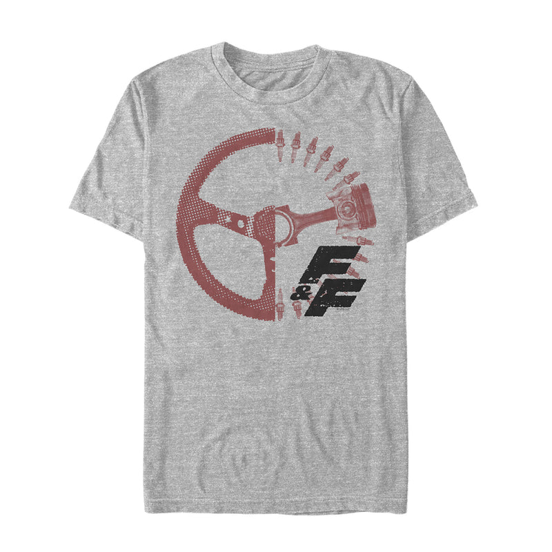 Men's Fast & Furious FF Steering Wheel T-Shirt