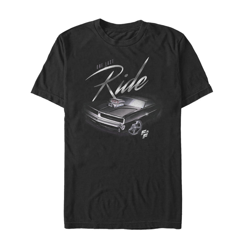 Men's Fast & Furious One Last Ride Cursive T-Shirt