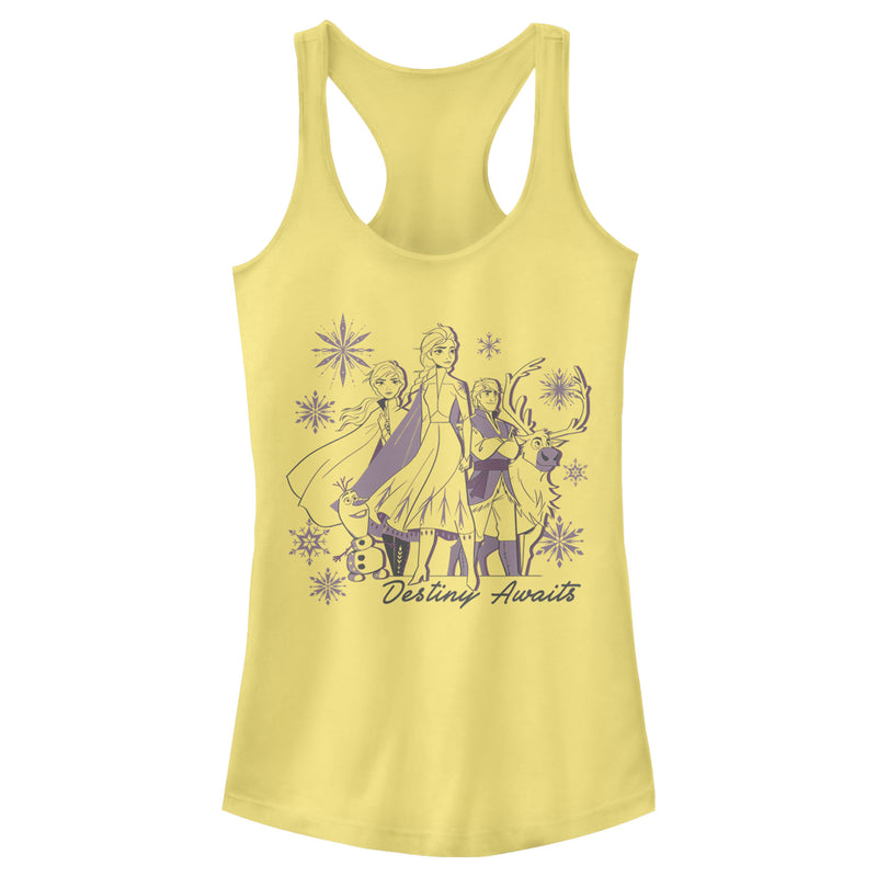 Junior's Frozen 2 Destiny Awaits Friends Racerback Tank Top