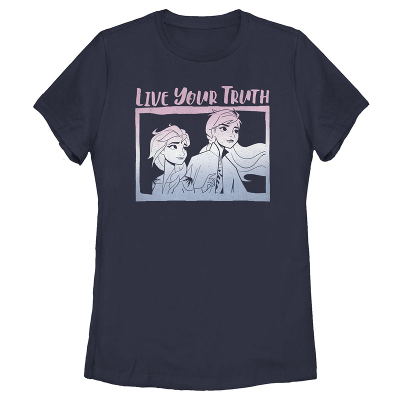 Women's Frozen 2 Sister Live Truth T-Shirt