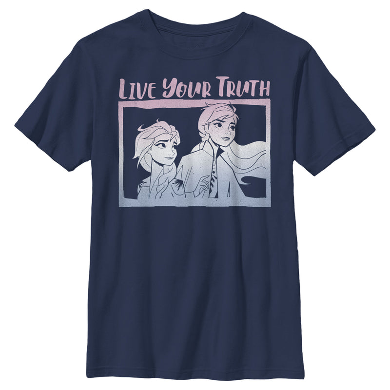 Boy's Frozen 2 Sister Live Truth T-Shirt