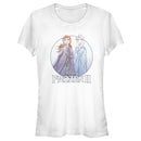 Junior's Frozen 2 Sister Circle Logo T-Shirt