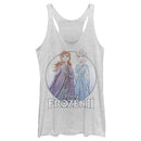 Women's Frozen 2 Sister Circle Logo Racerback Tank Top